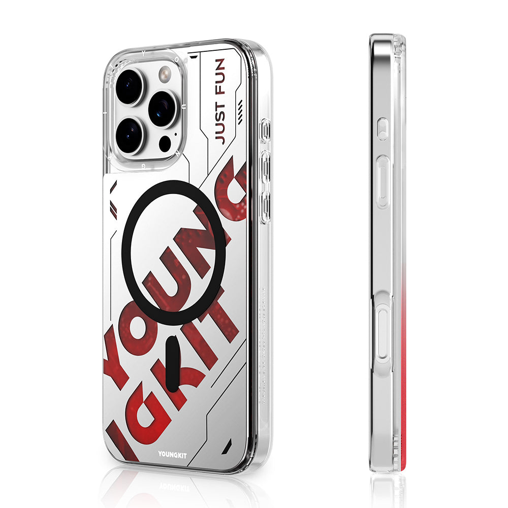 Youngkit Future Streamer Serisi iPhone 16 Pro Max Magsafe Airbagli Çift Katmanlı Telefon Kılıfı-1 Youngkit Future Streamer Serisi iPhone 16 Pro Max Magsafe Airbagli Çift Katmanlı Telefon Kılıfı-1